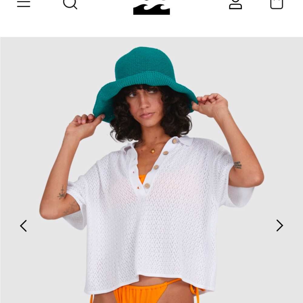 Billabong‎ sun soaked top white